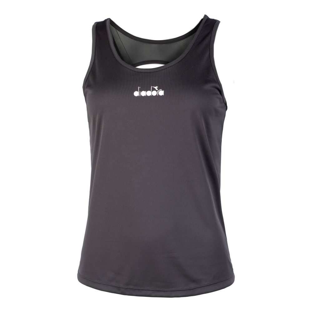 Женская теннисная майка Diadora Core Tank Top Women - Black