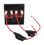 Панель бортового питания, 4 переключателя