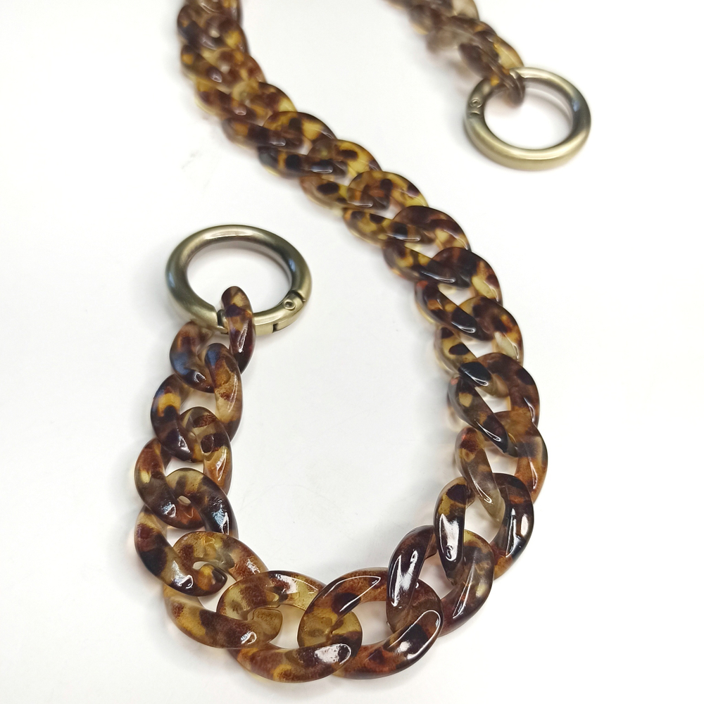 Ручка цепь пластиковая Леопард