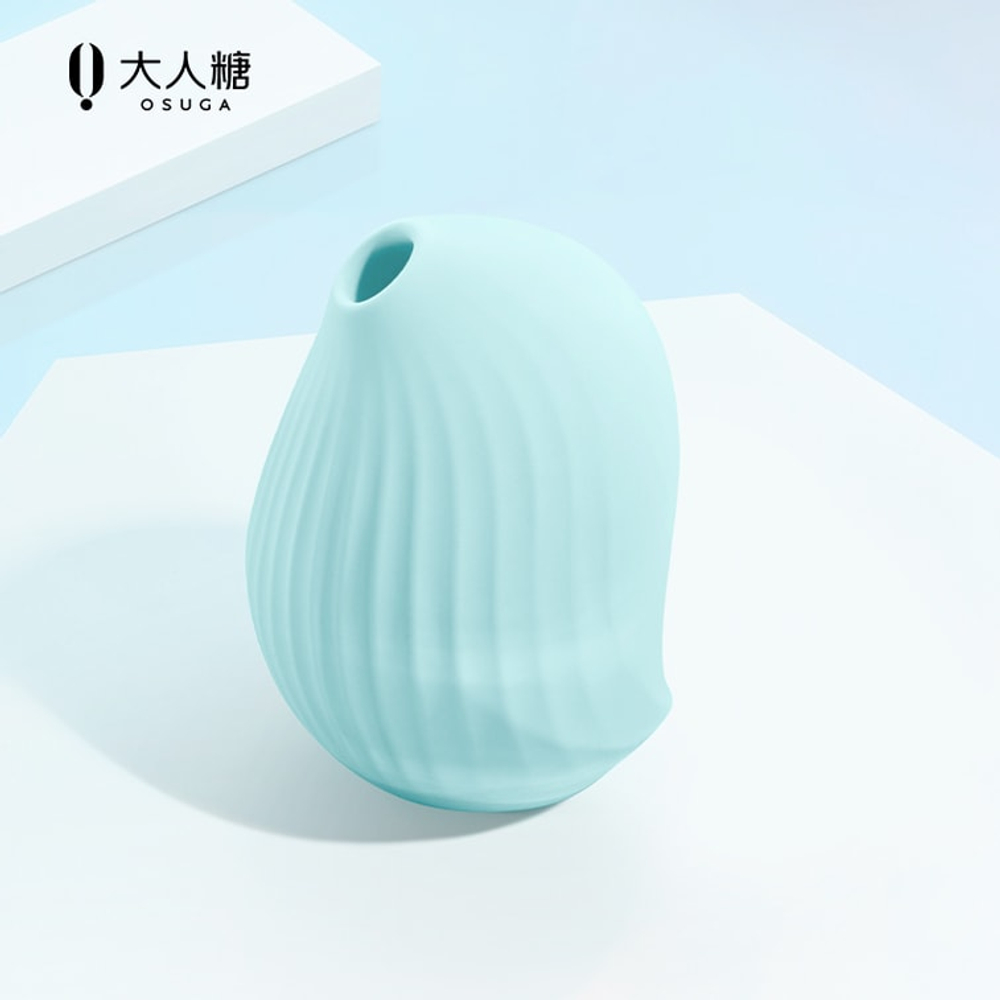 Cuddly Bird Нежно-зеленый вибростимулятор с функцией вакуумной стимуляции и беспроводной зарядкой