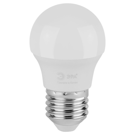 Лампочка светодиодная ЭРА GREEN LINE LED P45-10W-840-E27 GL E27 10 Вт шар яркий белый свет