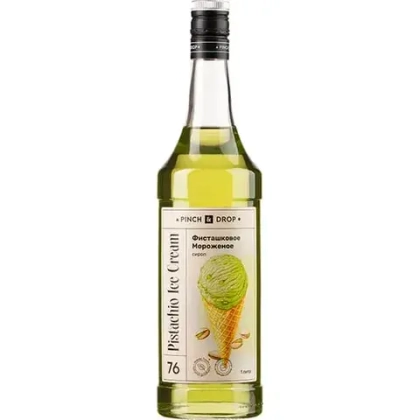 Фисташковое мороженое 1.0л Pinch&Drop, сироп