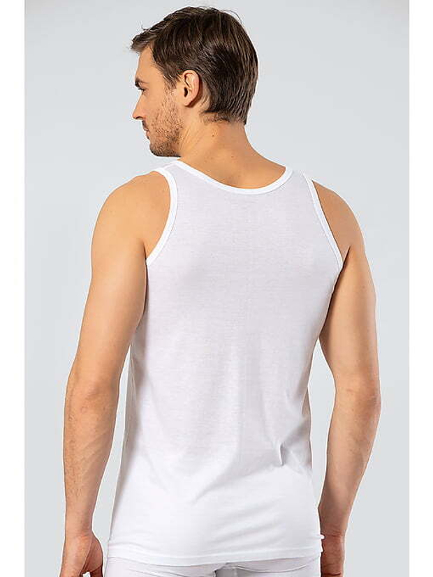 Майка мужская белый