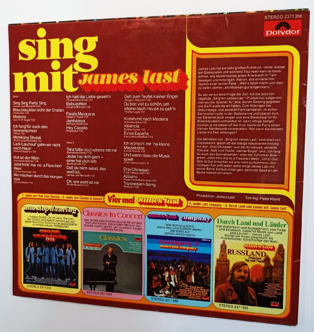 James Last Sing Mit James Last