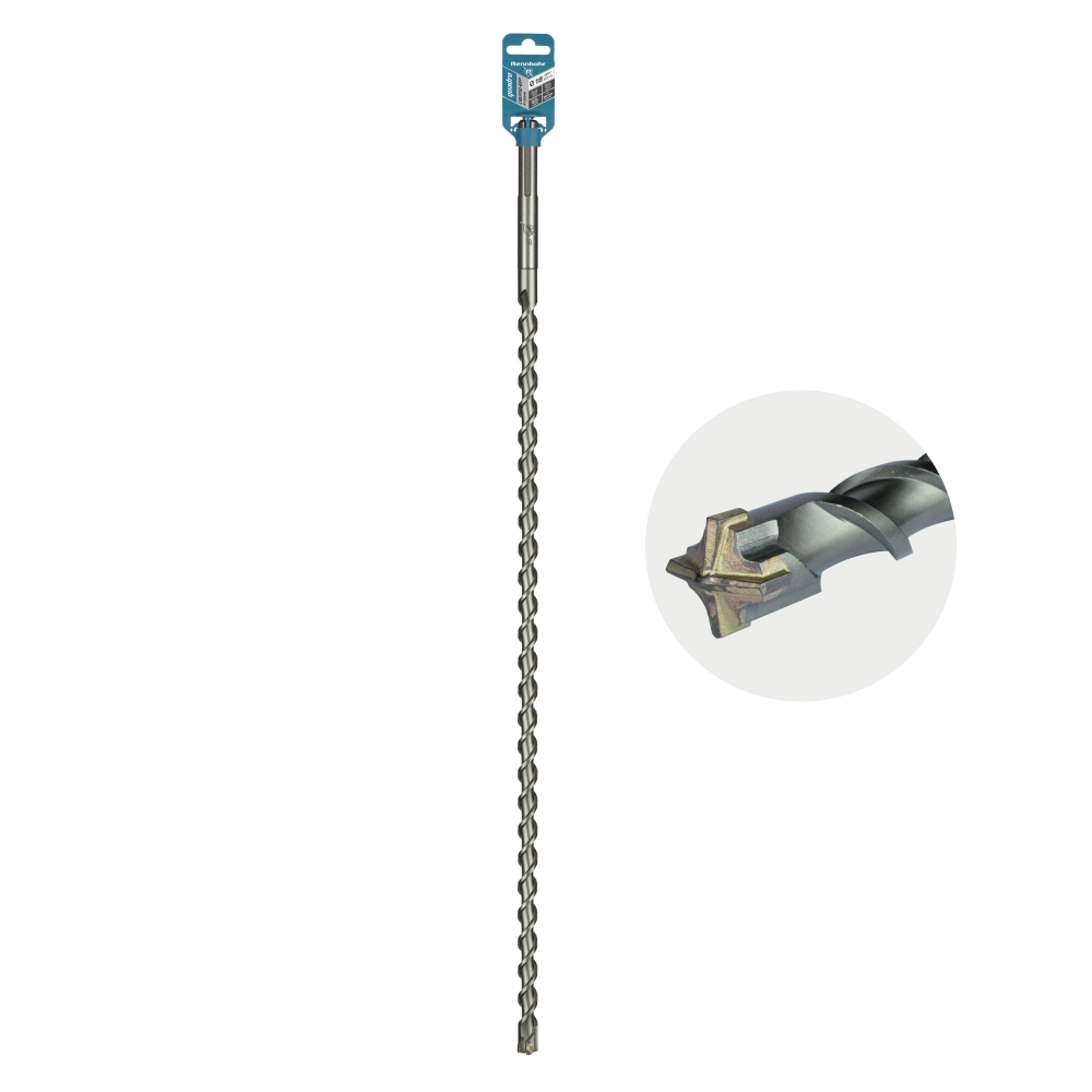 Бур по бетону SDS-Max 4 грани 18x800/655мм Rennbohr Quadro