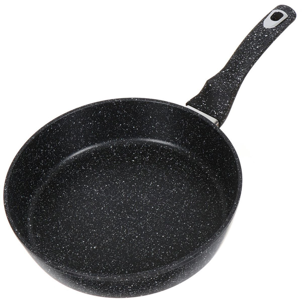 Сковорода алюминий, 26 см, антиприг, Daniks, Олимп Гранит, чер, DFP-26-BLM-IND, индукц