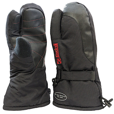 Варежки Alaskan Two Fingers 5000мм Чёрные AWGTF -