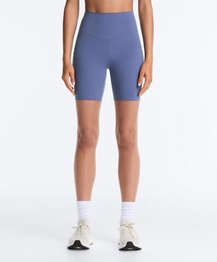 OYSHO Легинсы-велосипедки Comfortlux с высокой посадкой длиной 20 см, пыльно-синий