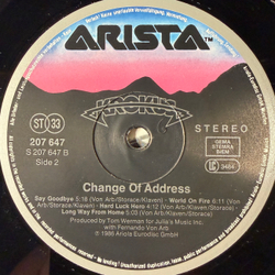 Виниловая пластинка Krokus - Change Of Address LP