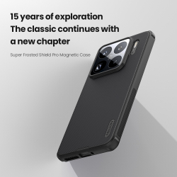 Чехол противоударный от Nillkin c поддержкой MagSafe для Xiaomi 15S Pro, серия Super Frosted Shield Pro Magnetic Case