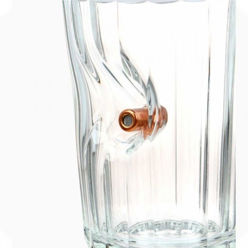 Стакан непробиваемый с пулей «Характер», граненый, 250 мл