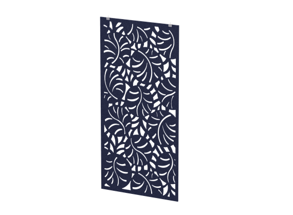 Перегородка с декором "Ветки" (фурнитура в комплекте) 120х1,2х240