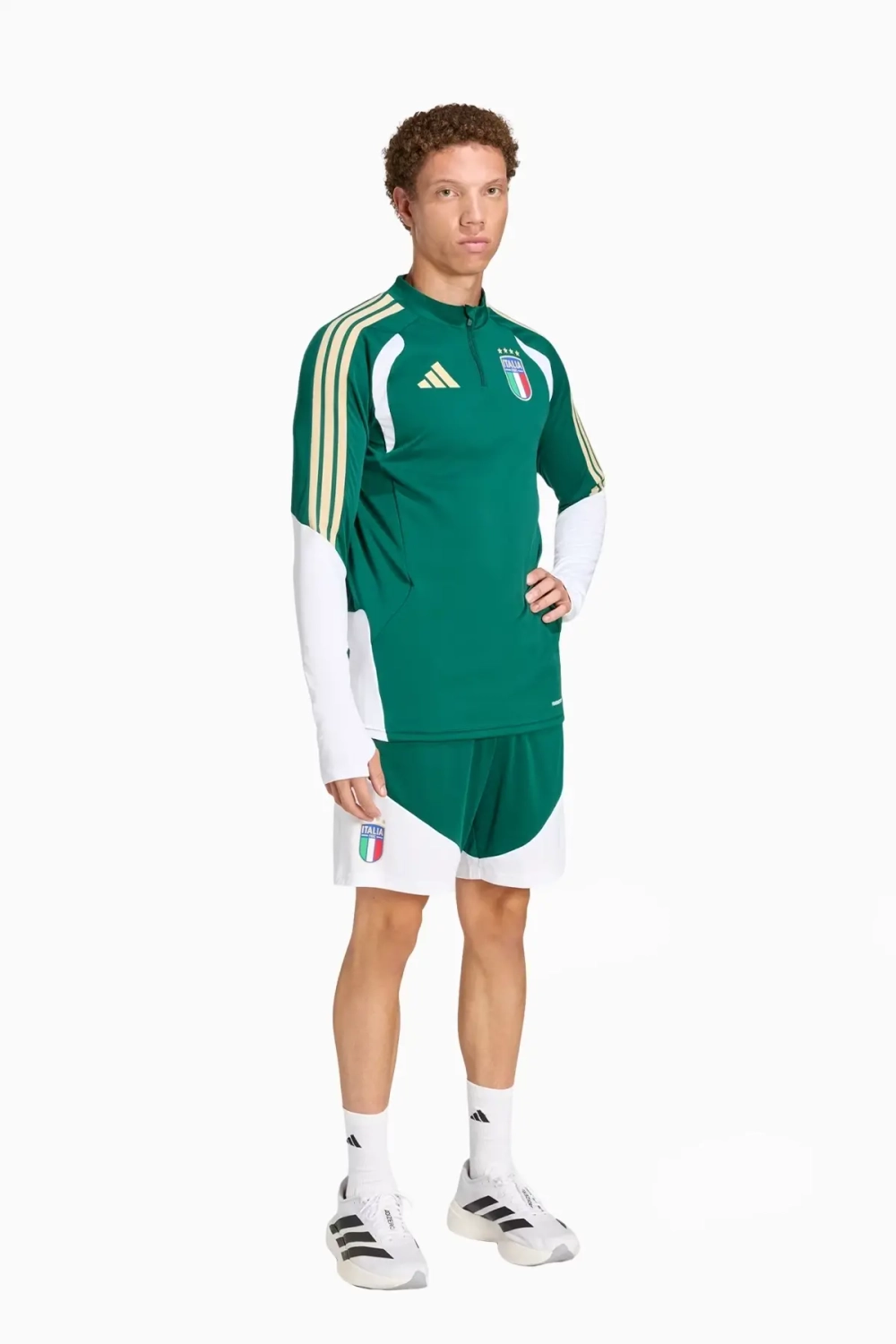 Кофта adidas Италия 2026 Tiro Training Top - зеленый