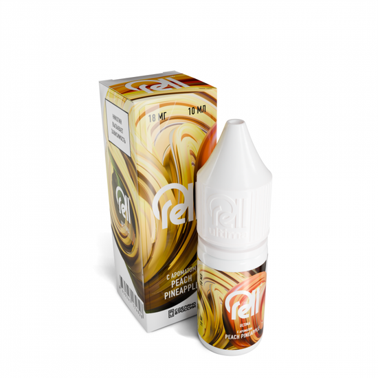 Никотиносодержащая жидкость RELL ULTIMATE Peach Pineapple (Пич пайнэппл) 10мл, 20мг