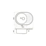 Мойка Omoikiri Kasumigaura 65-IN нерж. сталь | Нержавеющая сталь