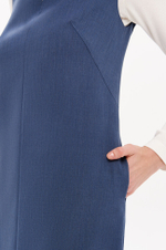 51699 Платье женское (дымчато-голубой)