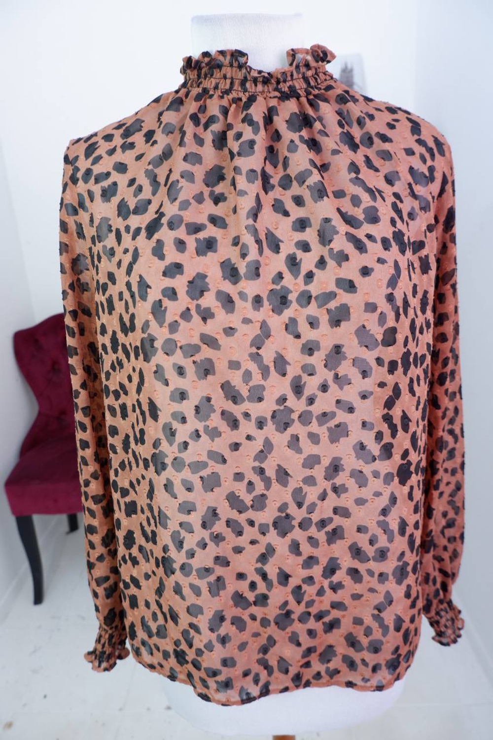 Блузка George в стильный принт, маркировка 14, на 50 размер