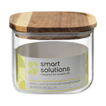 Банка для хранения квадратная glass acacia,1 л