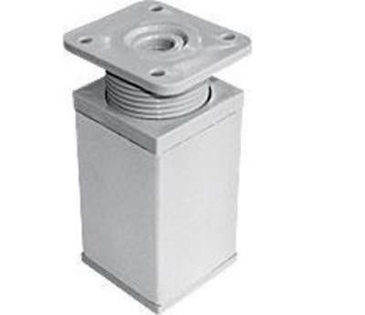 Опора регулируемая декоративная квадратная, ОРК h- 75мм (13658)