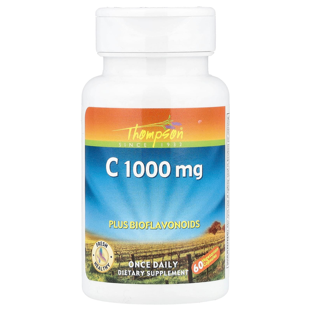 Thompson, Витамин С, 1000 мг, 60 капсул