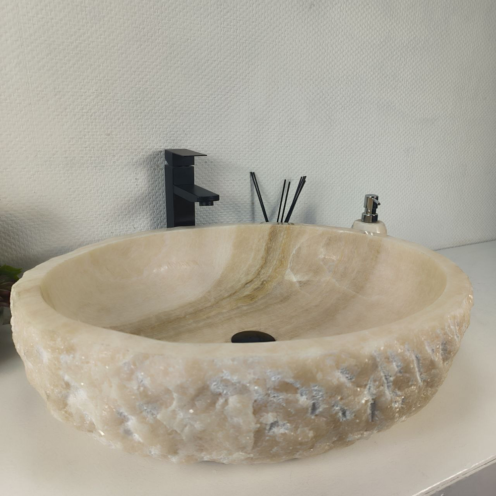 Раковина из оникса Erozy White EO-64280 63*52*16 0215