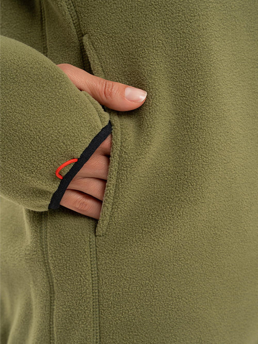 Флисовая толстовка унисекс Eiger olive  (XL)