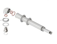 Комплект Royal Thermo: дымоход коаксиальный 60/100-1000мм универсальный + old Navien Deluxe 75/100