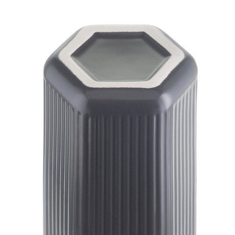 Ваза 22см Tkano Edge серая