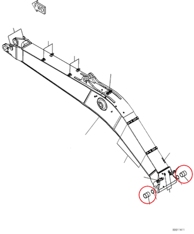 Втулка 208-70-61610