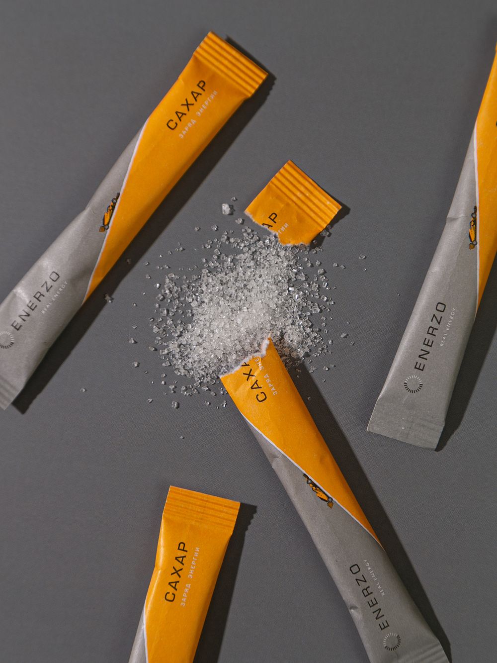 Сахар белый 1кг ENERZO - 200 штук по 5г