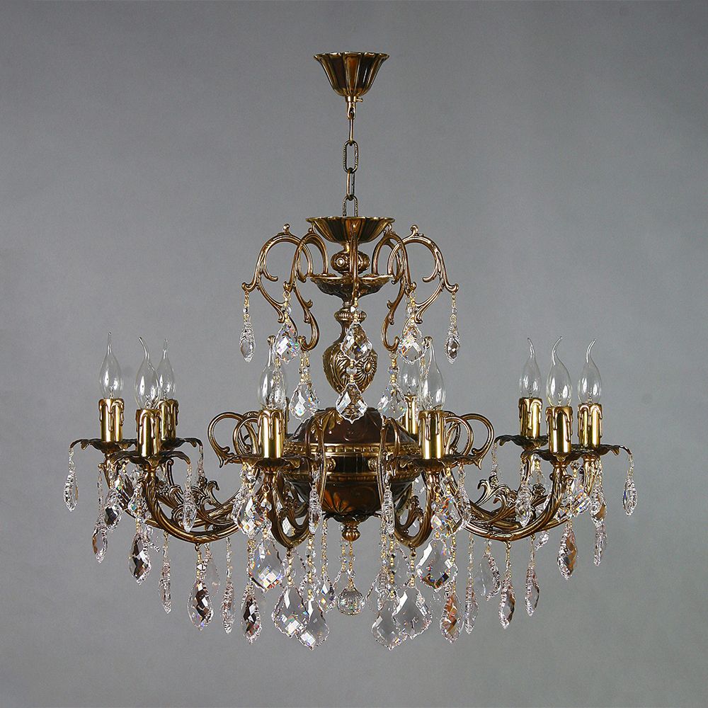 8888/10 PB Leaf crystal Люстра