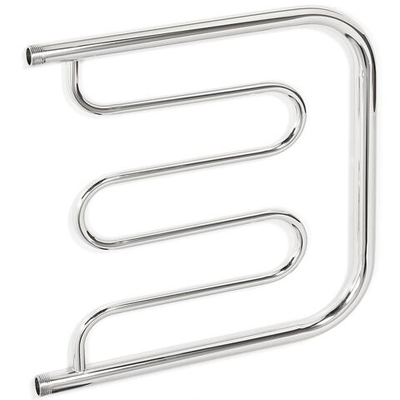 Полотенцесушитель Фокстрот, 50х60х1", нерж сталь, с креп, Aquater, ПМ