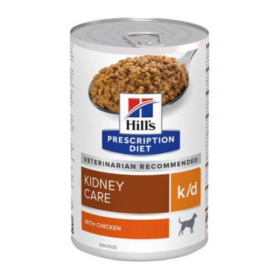 Ветеринарный влажный корм для собак с заболеваниями почек Hill`s Prescription Diet k/d, с курицей