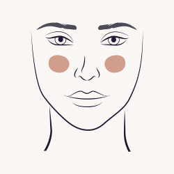 ZOEVA 126 Blush Blender - Кисть для румян, 1 szt.