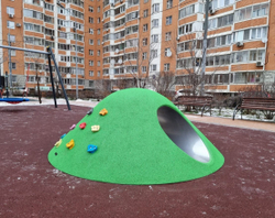 Резиновая фигура «Геохолм с тоннелем и зацепами»