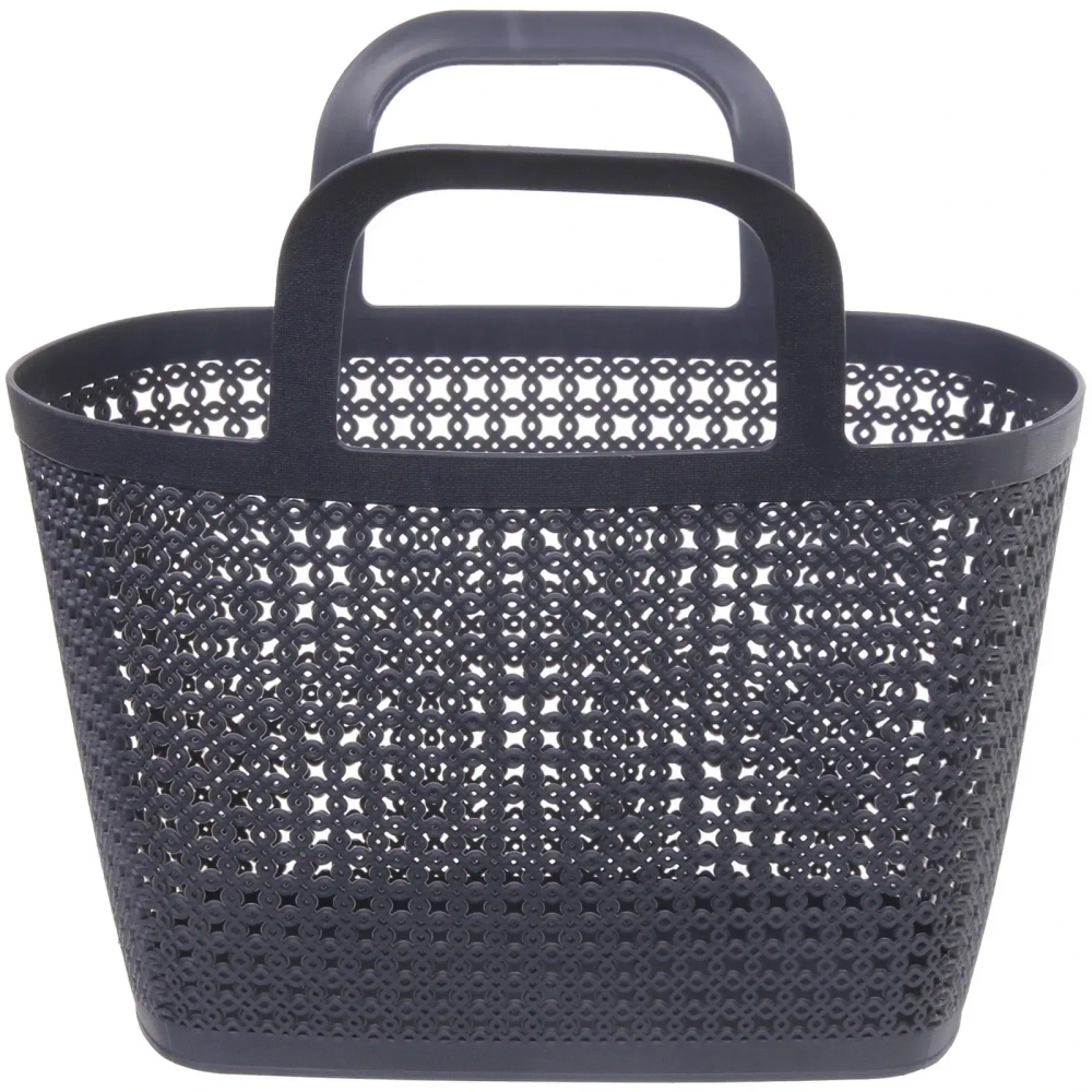 Корзинка хозяйственная «ФОЛЬК», цвет антроцитово-серый , 33*17.5*21см (лейбл)