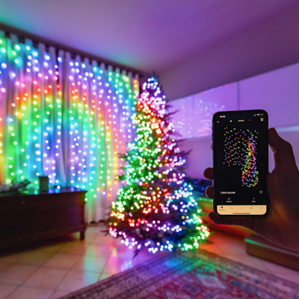Гирлянда электрическая Twinkly 250 LED IP44 20 м прозрачный со стартовым шнуром
