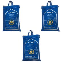 Рис Awan Басмати Premium паровой 1 кг, 3 шт