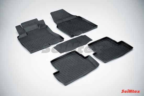 Резиновые коврики в салон Nissan Qashqai (2006-2013) "Высокий борт"