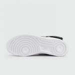 кроссовки Nike Air Force 1 Mid White Black Swoosh