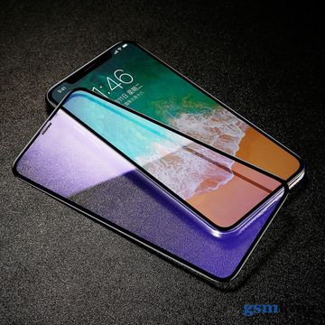 Baseus 0.3mm All-screen Full-glass Anti-bluelight Tempered Glass Film for iPhone X/XS/11 Pro Black SGAPIPHX-KD01