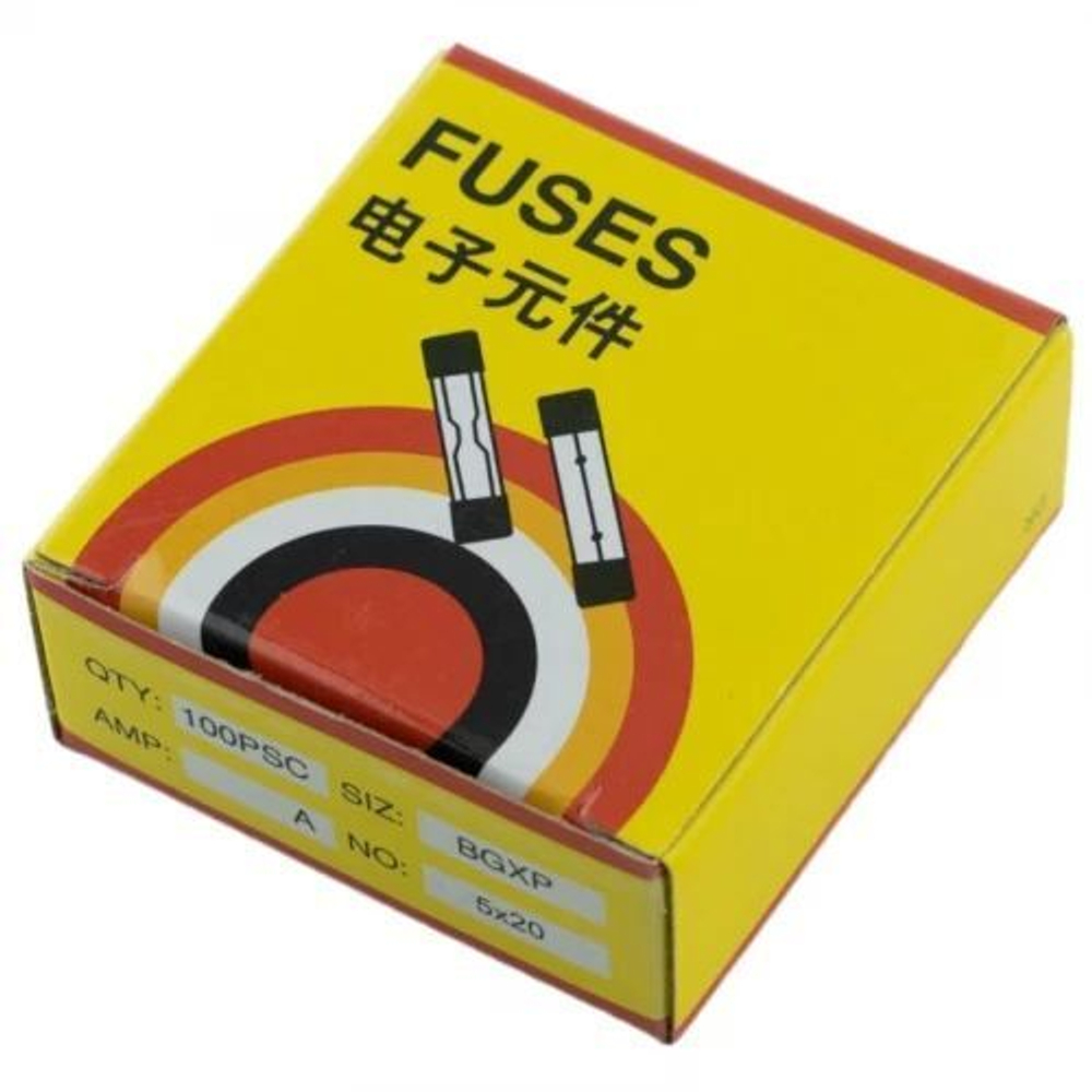 Предохранитель стеклянный 6X30 мм 0.3A 250В (100 шт)