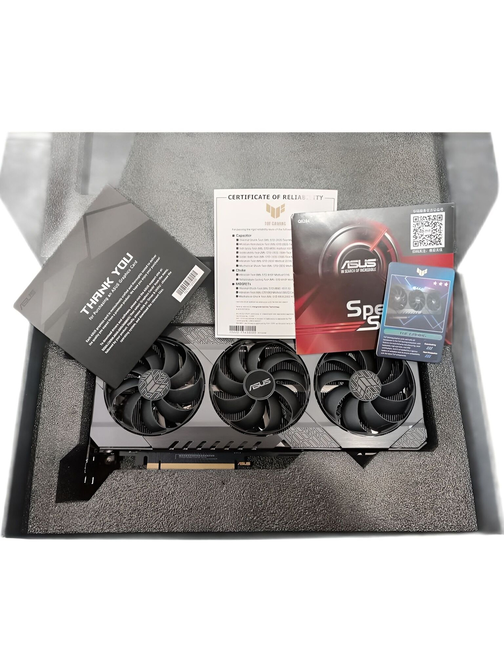 Видеокарта Asus TUF RTX 3060 Ti 8Gb Gaming OC V2