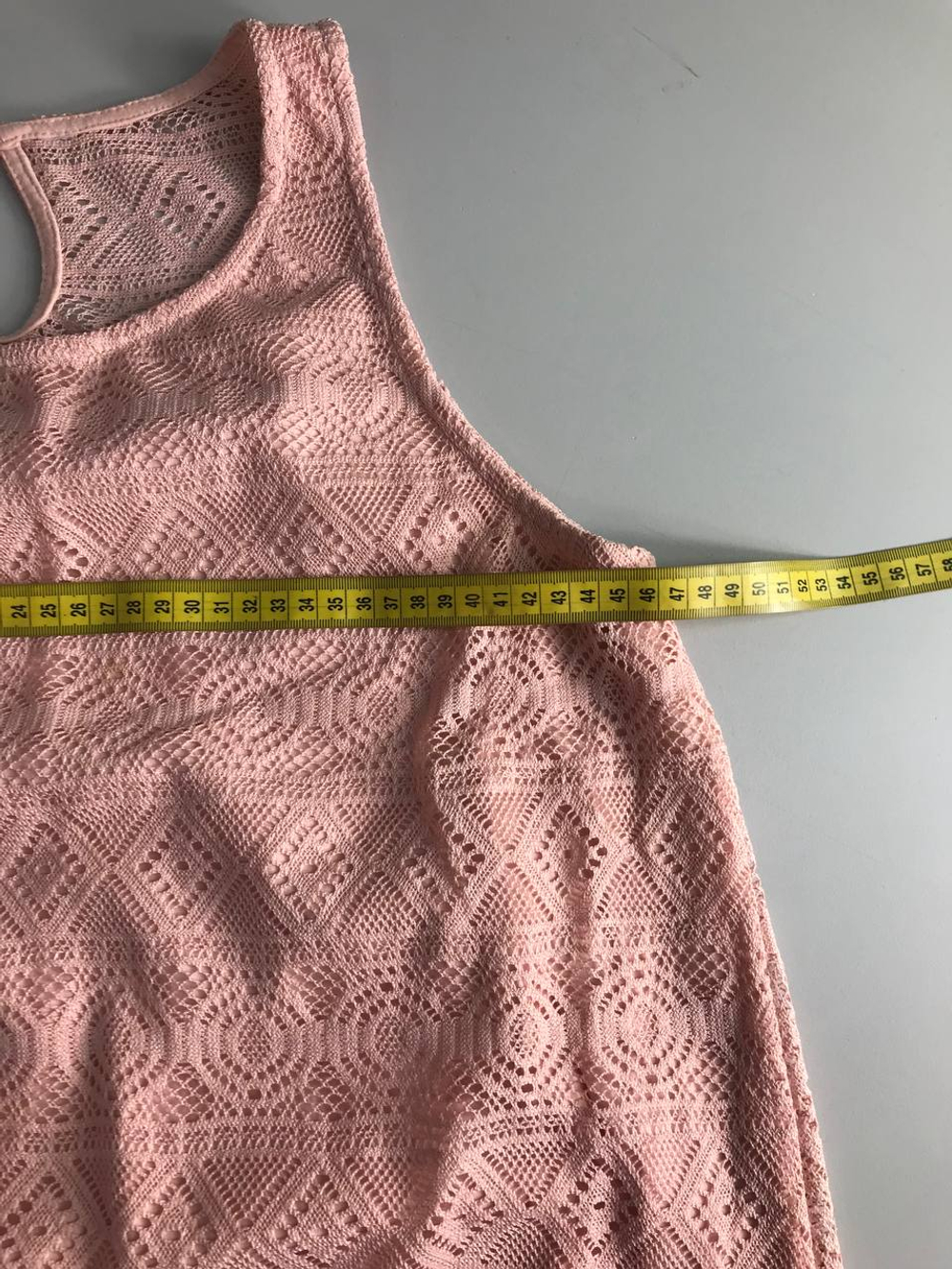 Топ ажурный, маркировка L, визуально на 48 размер