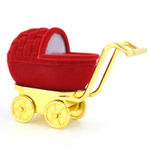 Подарочный футляр‑коляска для ювелирного кольца