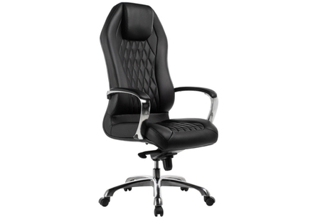 Компьютерное кресло Damian black / satin chrome