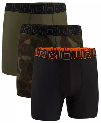 Мужские спортивные боксеры Under Armour Performance Tech 6in Boxerjock 3P - green/black/green
