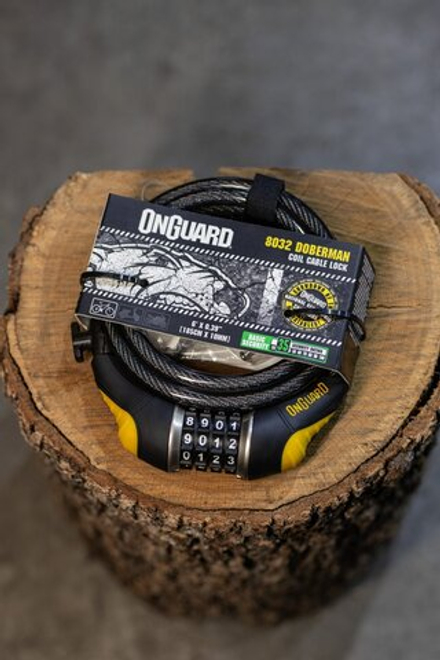 Велозамок тросовый OnGuard Doberman Combo  — 185см x 10мм '8032