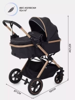 Коляска детская MOWBaby "JASPER" (3в1) MB022