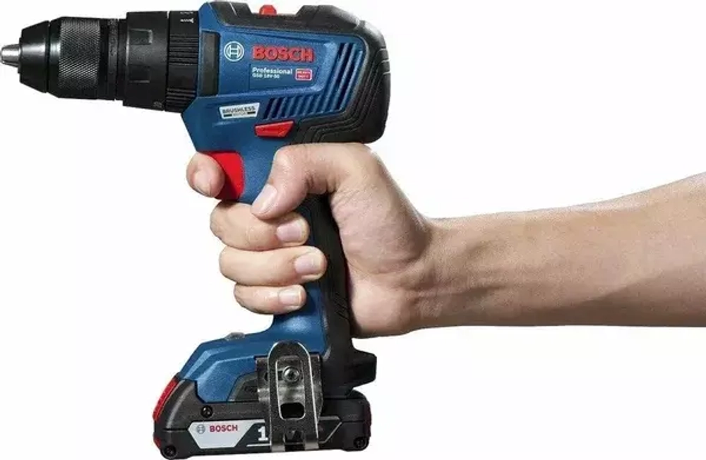 Аккумуляторная ударная дрель-шуруповерт BOSCH GSB 18V-50 06019H5100